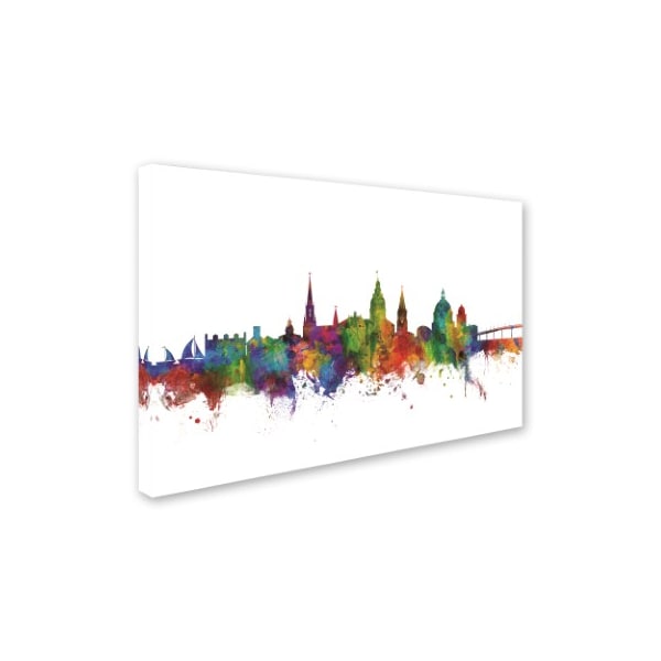 Michael Tompsett 'Annapolis Maryland Skyline II' Canvas Art,30x47